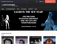 Tablet Screenshot of cinemasochism.com